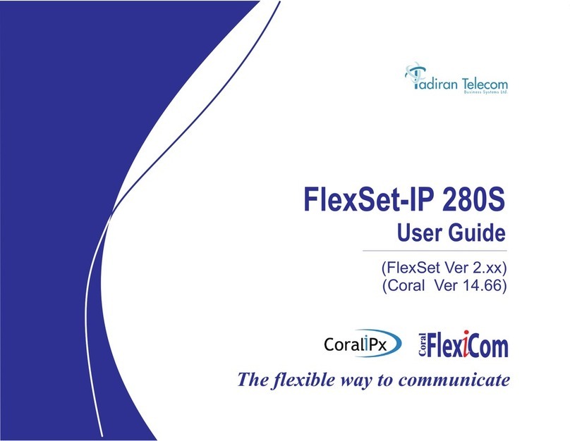 Tadiran Telecom FlexSet-IP 280S user guide