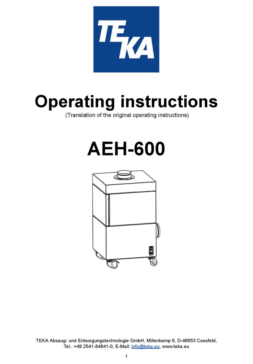 Teka AEH-600 User manual