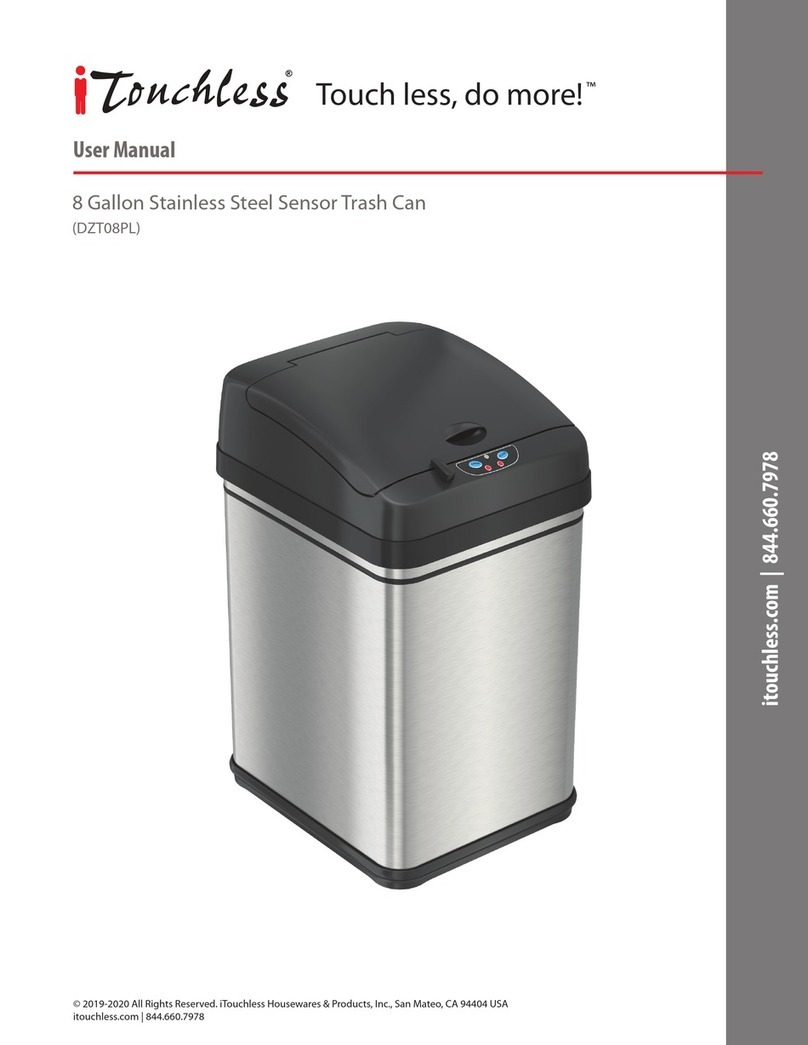 Itouchless DZT08PL user manual