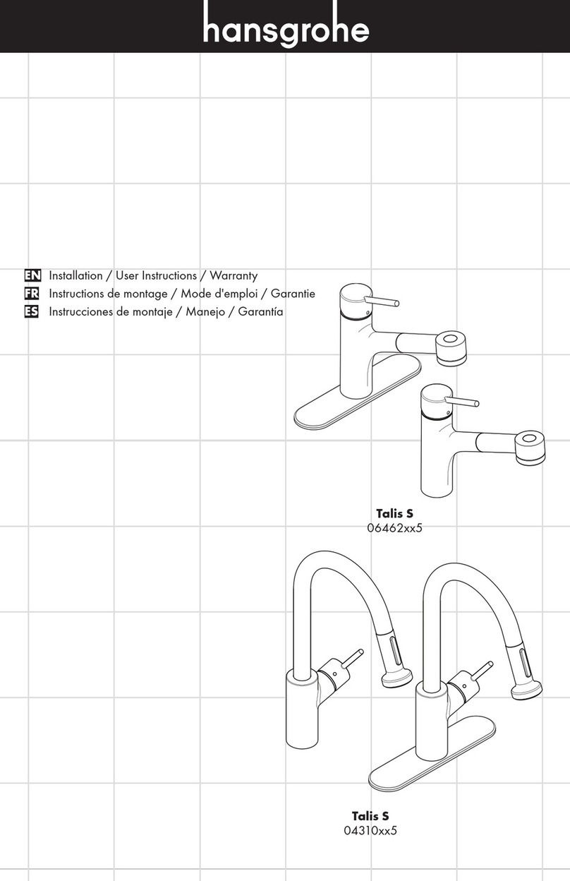 Hans Grohe Talis S 06462 5 Series User instructions