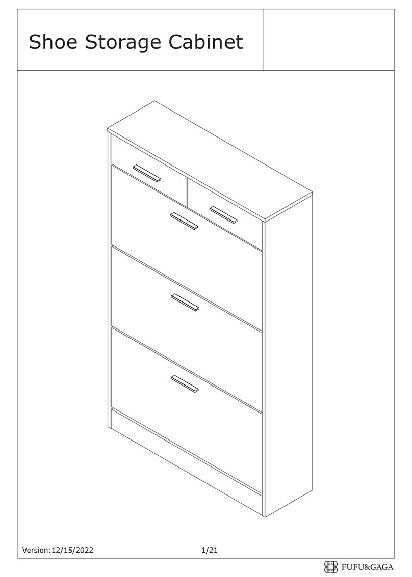 FUFU & GAGA Shoe Storage Cabinet manual FUFU & GAGA Shoe Storage Cabinet manual