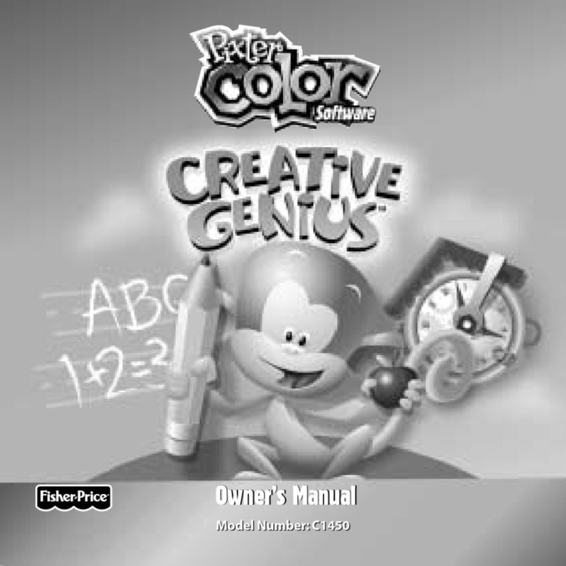Fisher-Price Pixter color CREATIVE GENIUS C1450 User manual