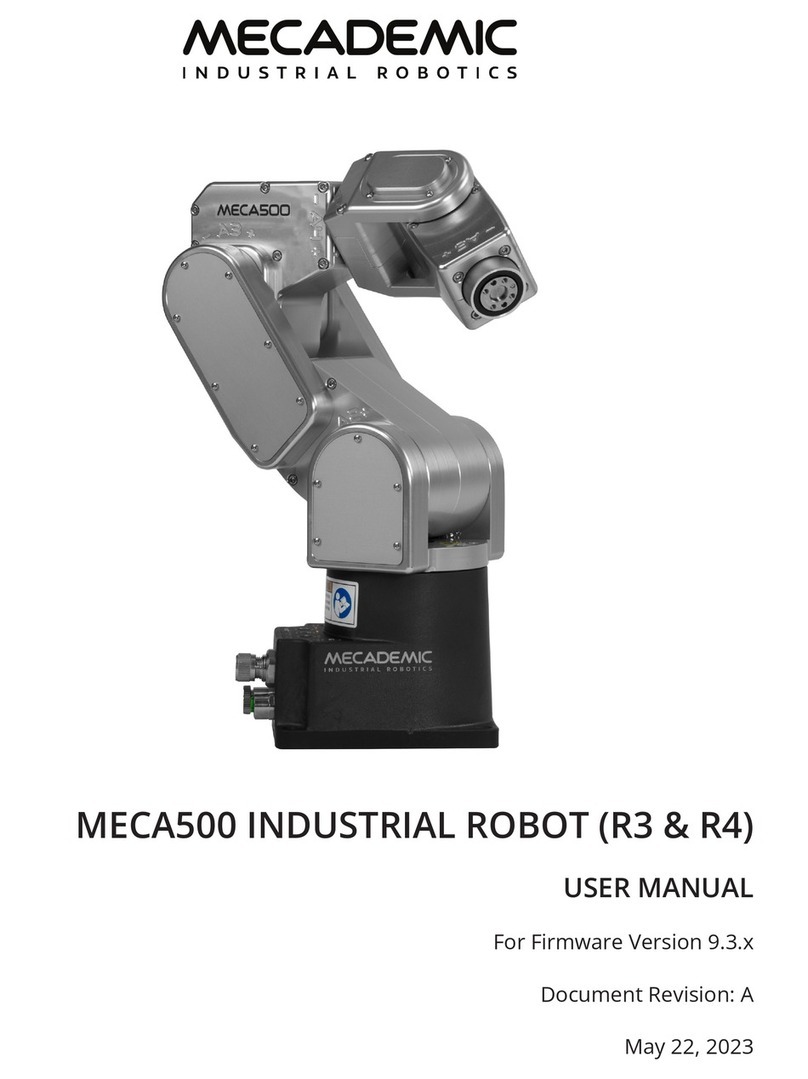 Mecademic Meca500 User manual