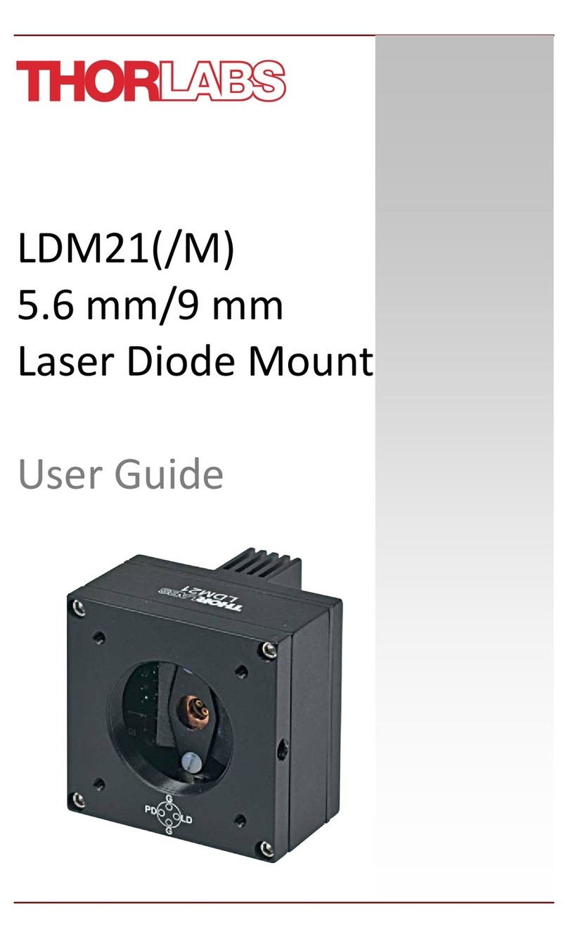 THORLABS LDM21 User manual