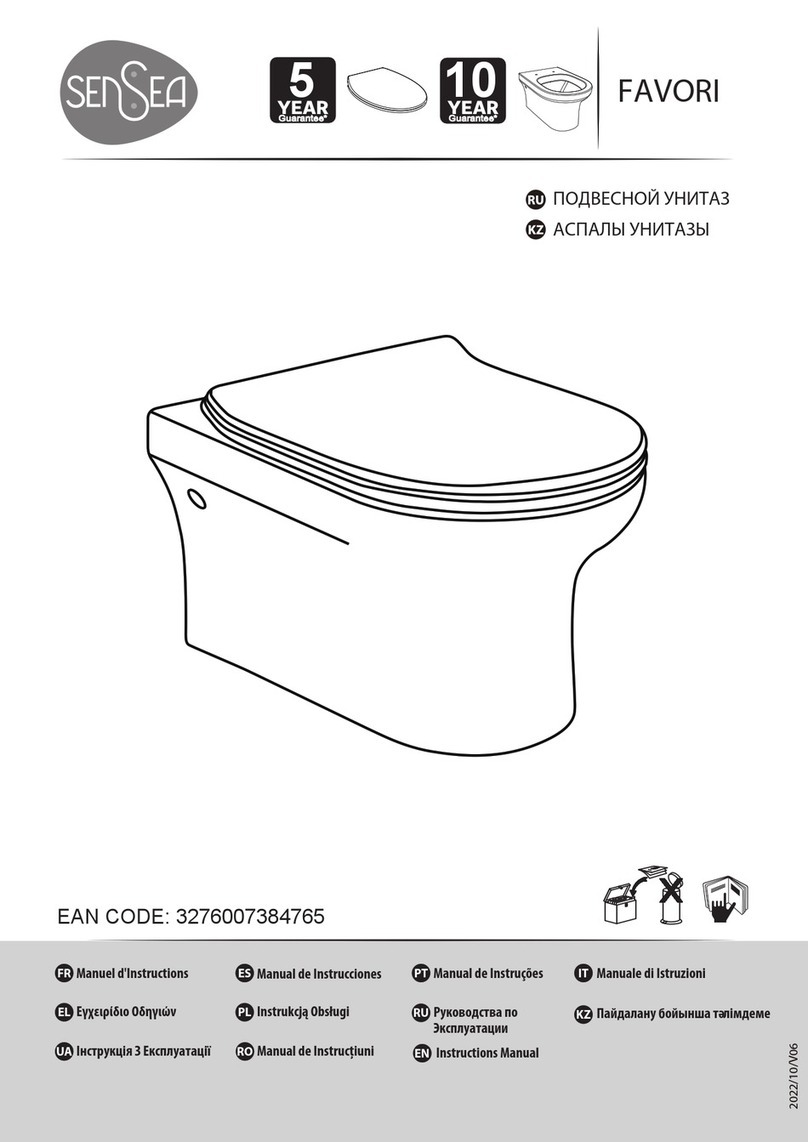 Sensea FAVORI HDC770WH instruction manual Sensea FAVORI HDC770WH instruction manual