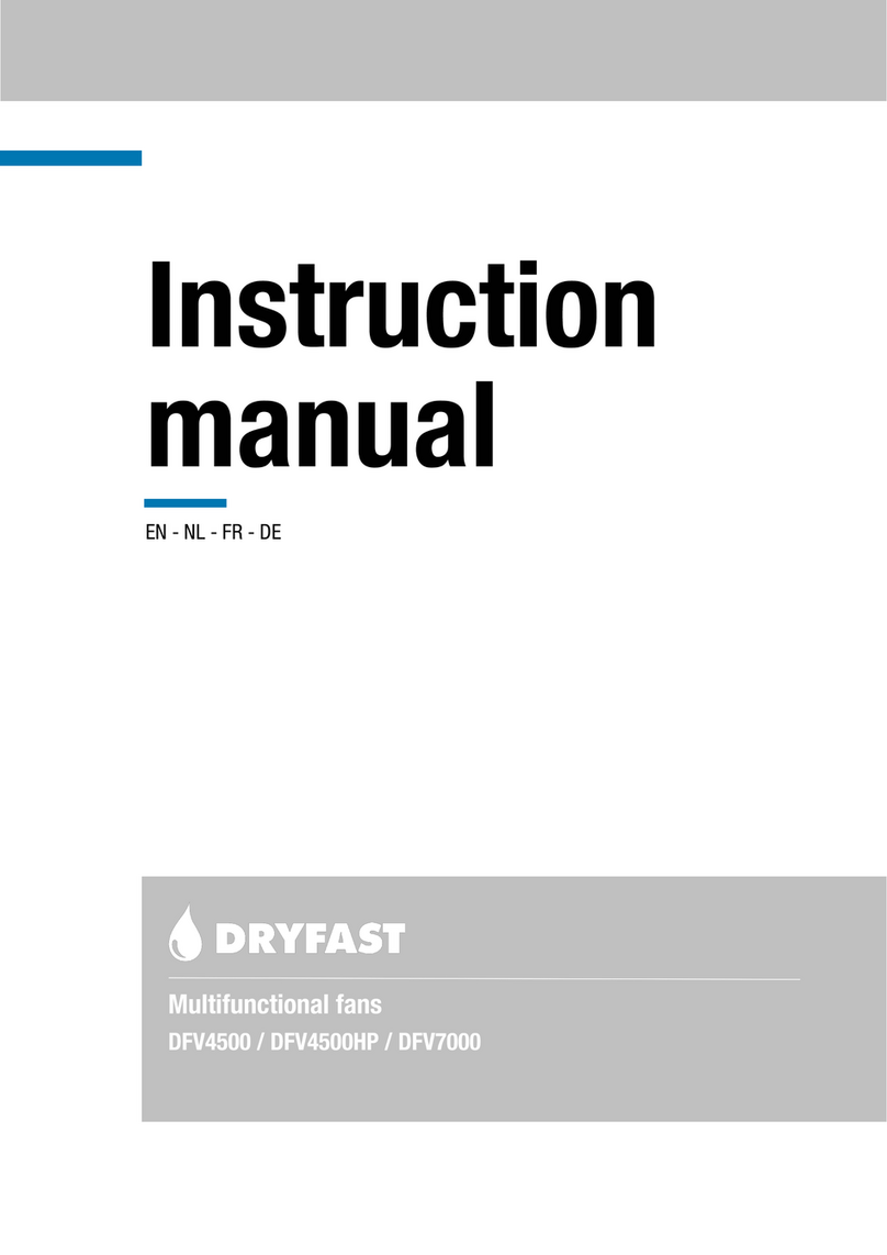 Dryfast DFV4500 instruction manual