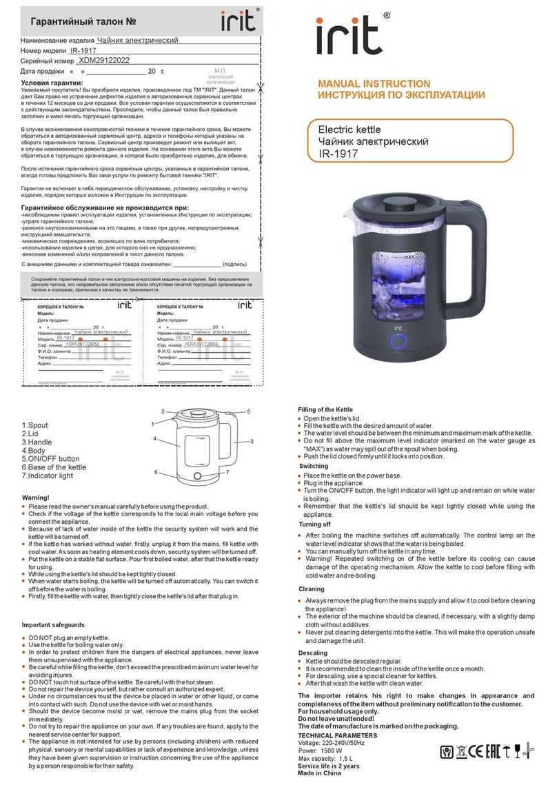 IRIT IR-1917 User manual