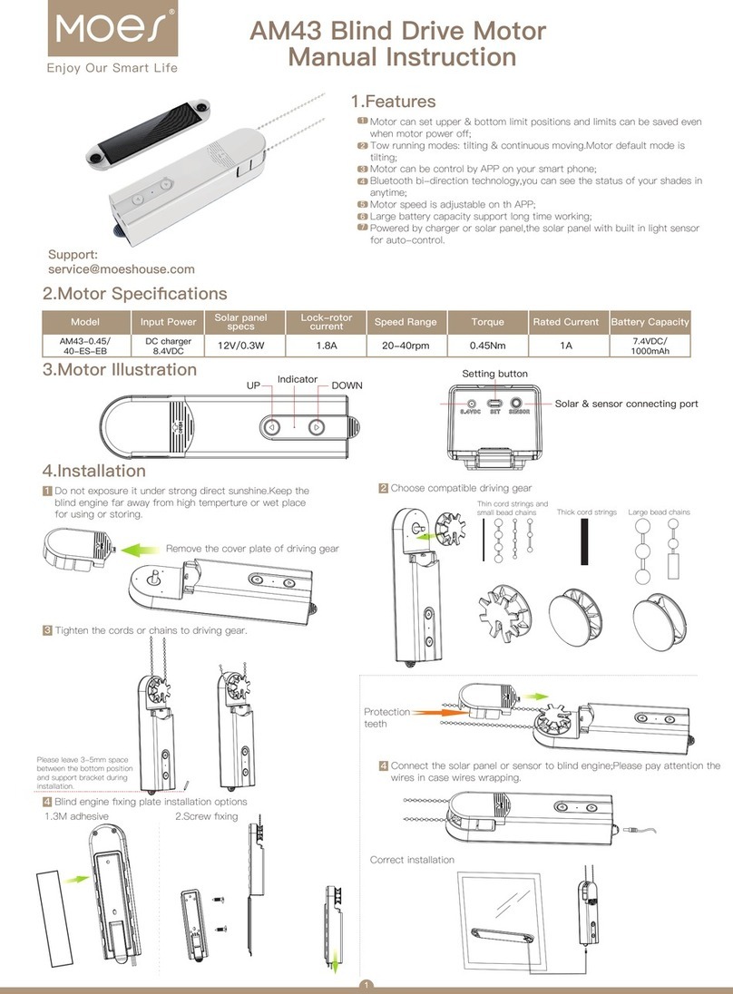 Moe's AM43 instruction manual