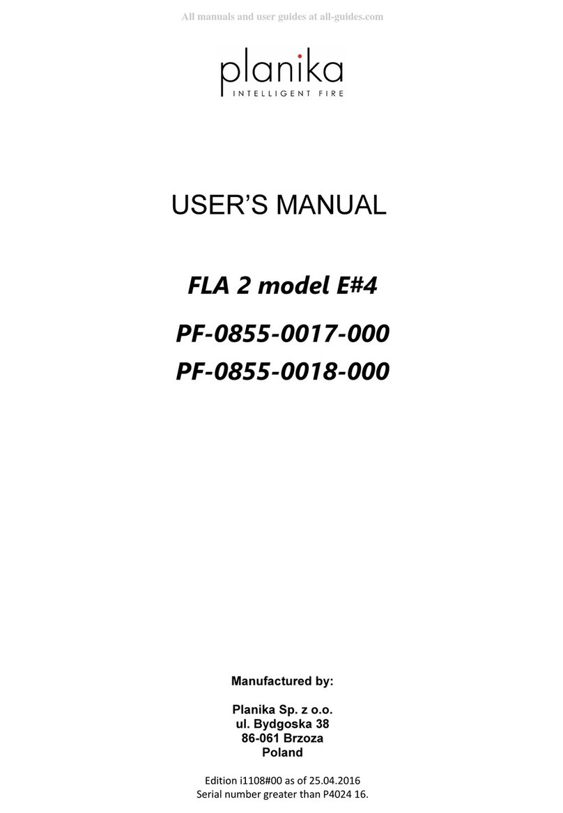 Planika FLA 2 E 4 user manual
