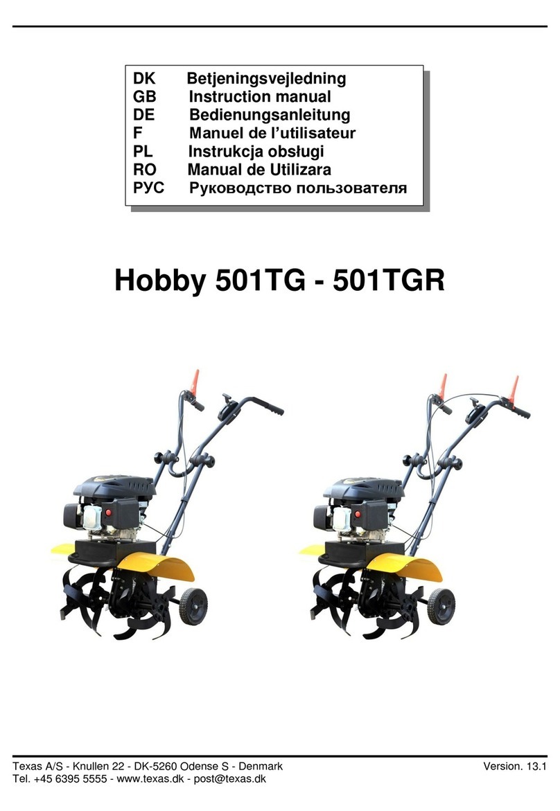 Texas Hobby 501TG User manual