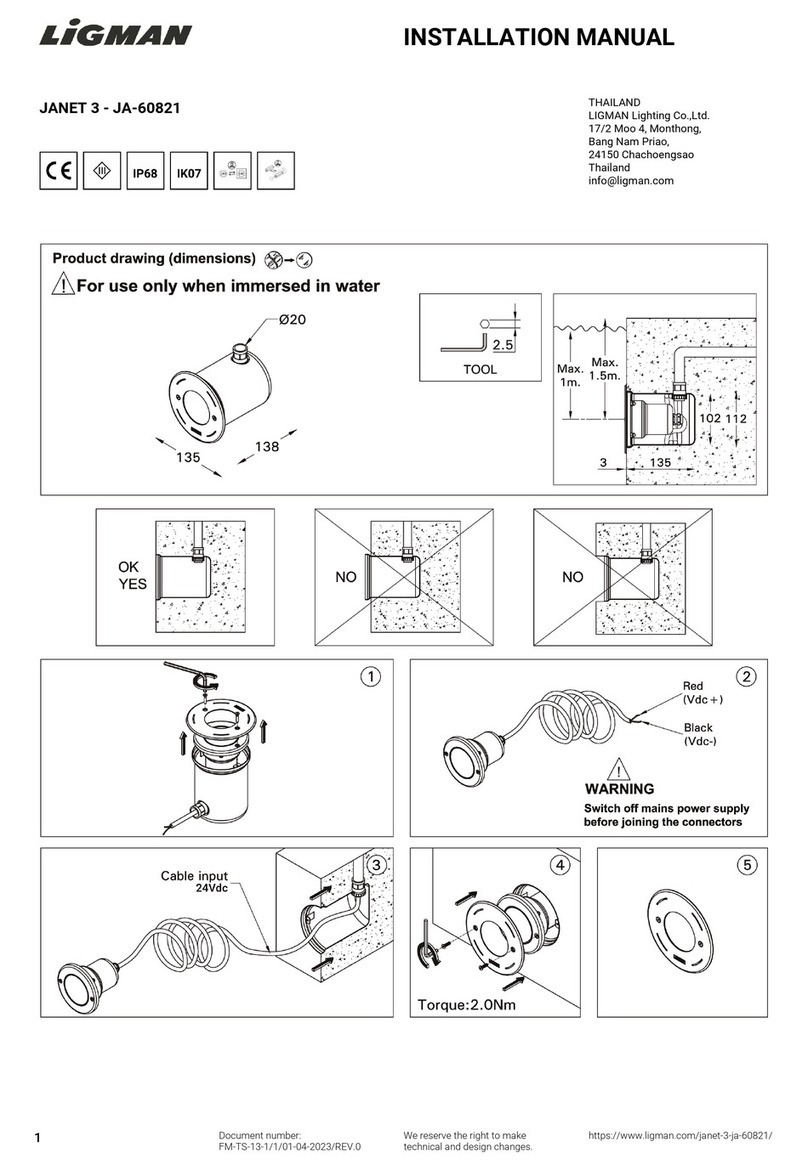 LIGMAN JANET 3 installation manual