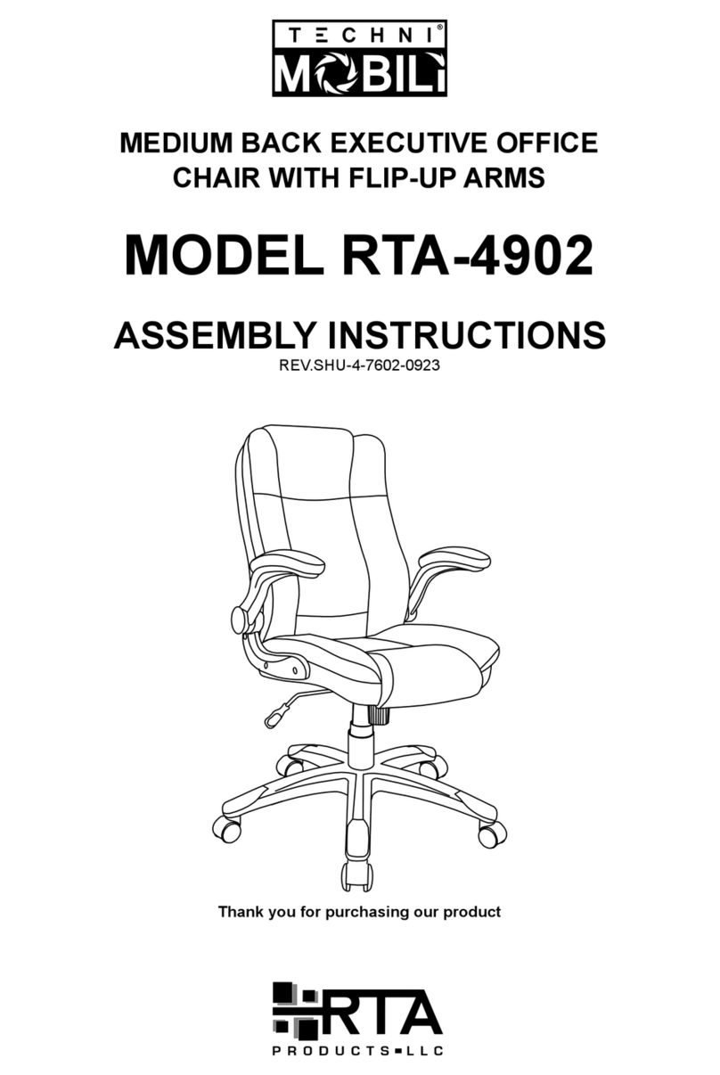 RTA Products TECHNI MOBILI RTA-4902 User manual RTA Products TECHNI MOBILI RTA-4902 User manual