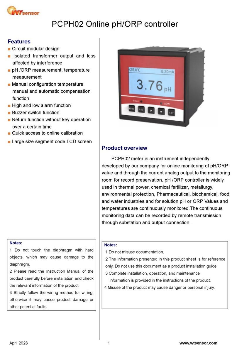WT sensor PCPH02 quick start guide