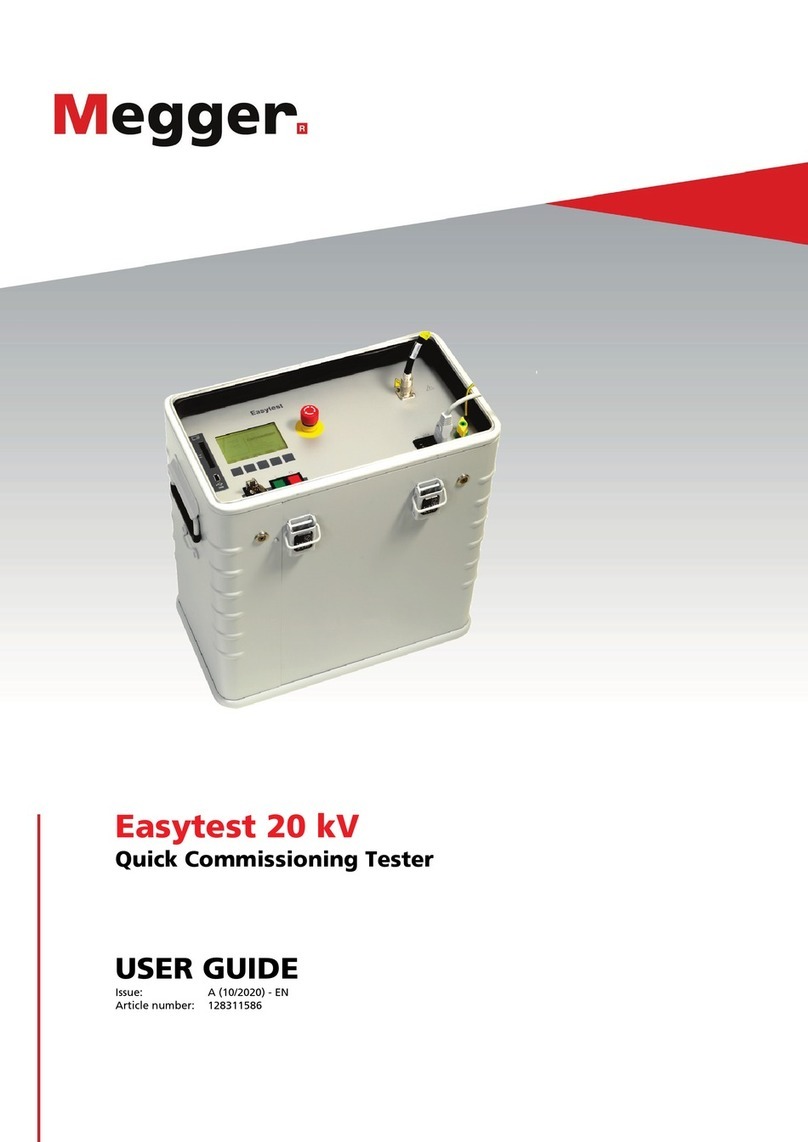 Megger Easytest 20 kV user guide