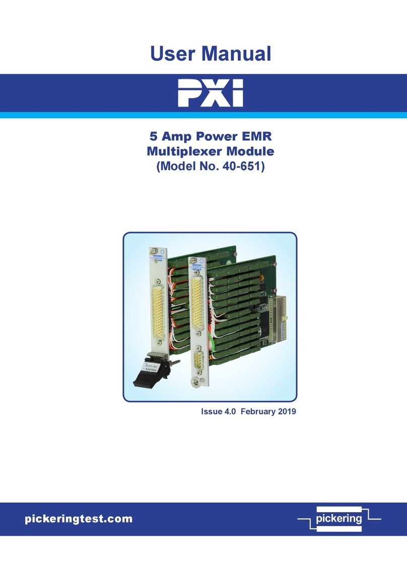 Pickering 40-651 User manual