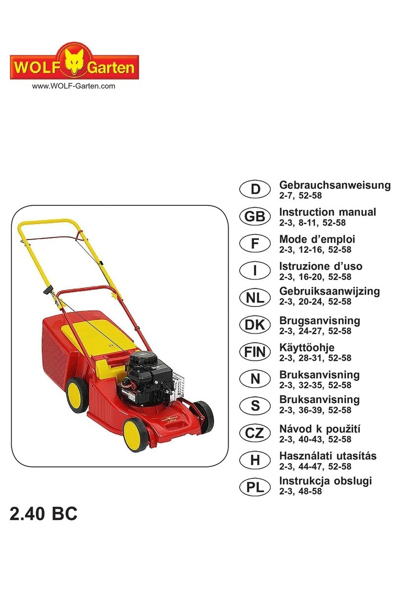 Wolf Garten 2.40 BC User manual