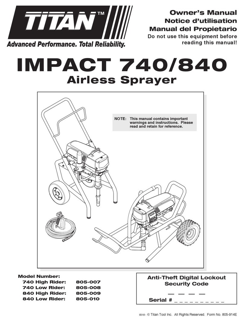 Titan 805-009 User manual