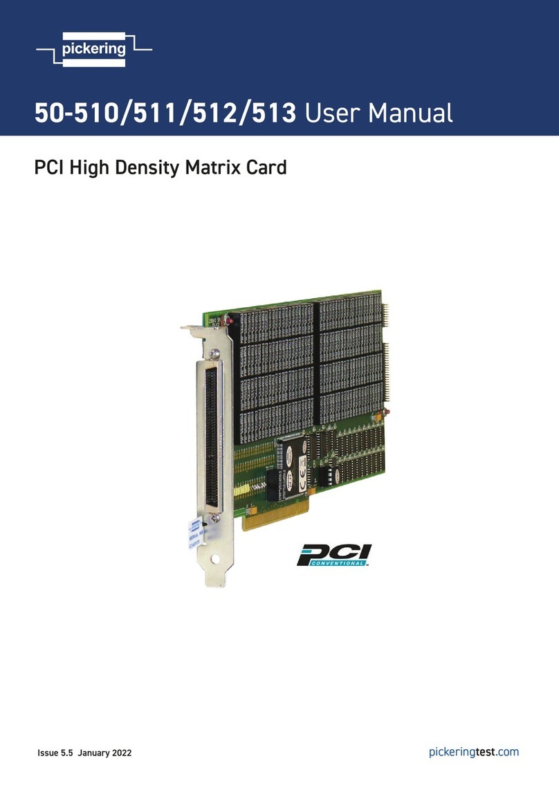 Pickering 50-510 User manual