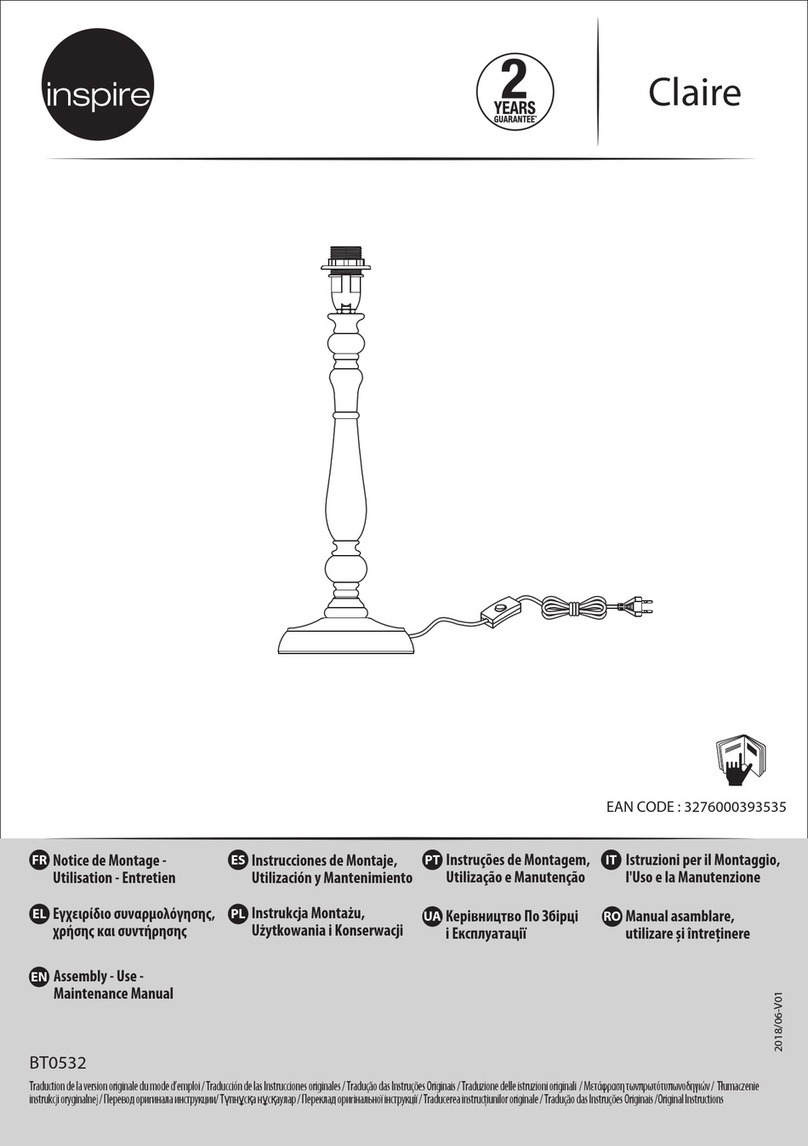 Inspire Claire BT0532 Maintenance manual