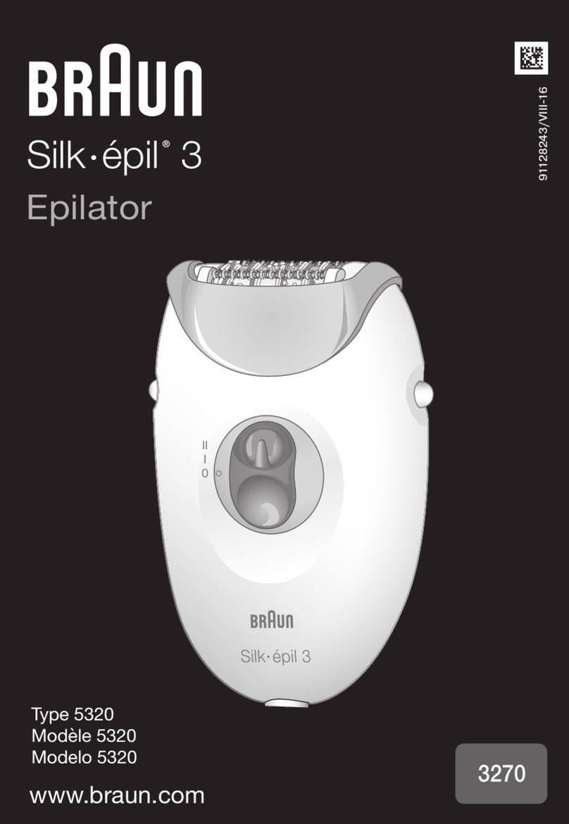 Braun Silk epil 3 5320 User manual
