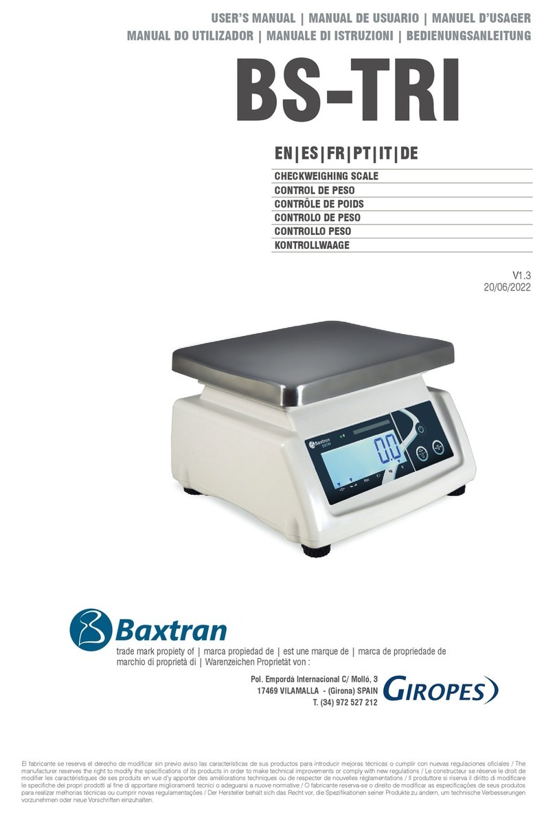 Giropes Baxtran BS-TRI user manual