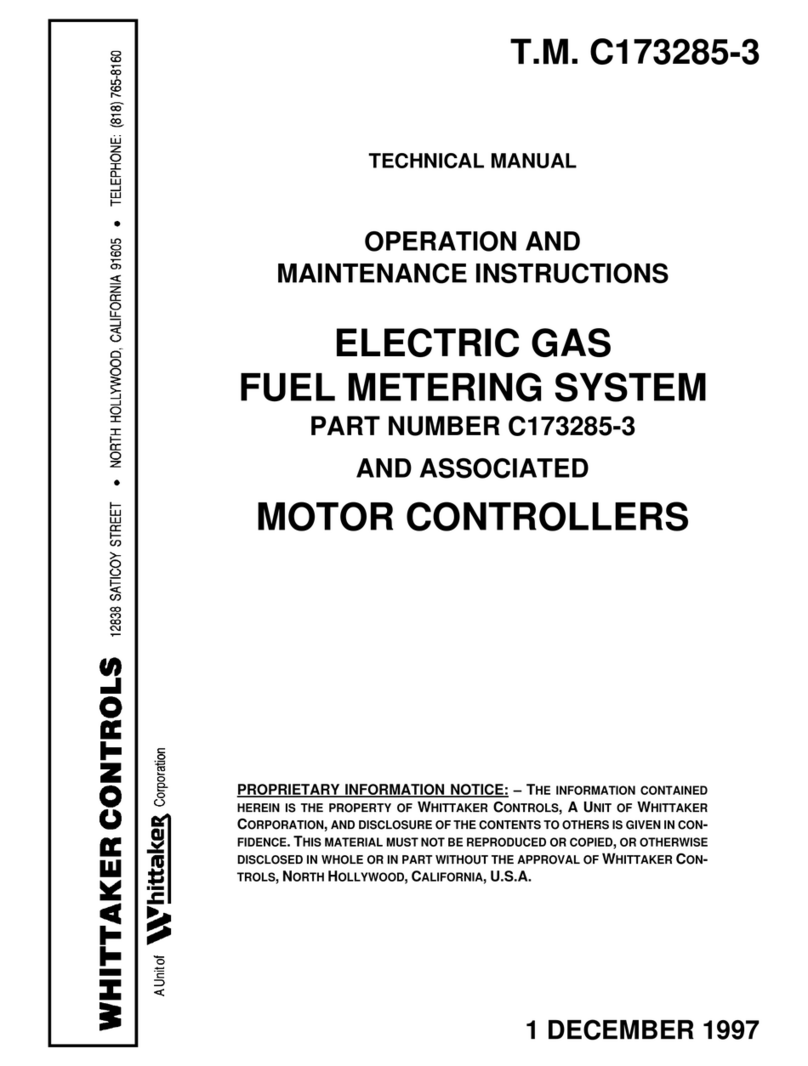 Whittaker C173285-3 Operation and maintenance instruction