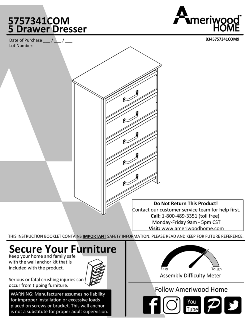Ameriwood HOME 5757341COM User manual