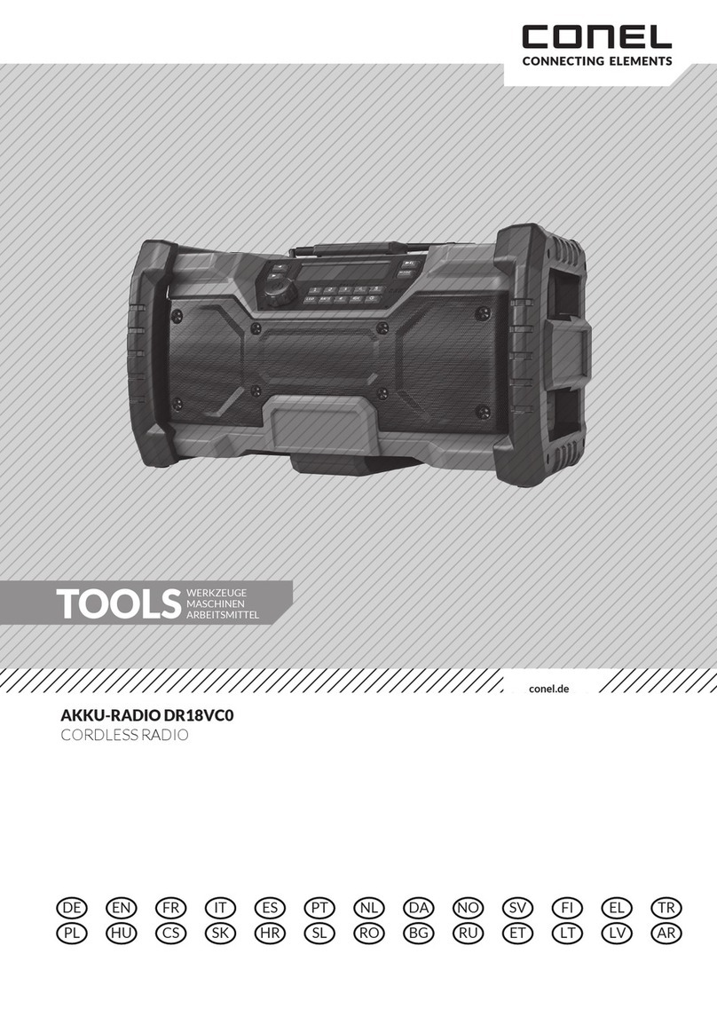Conel DR18VC0 Original operating instructions