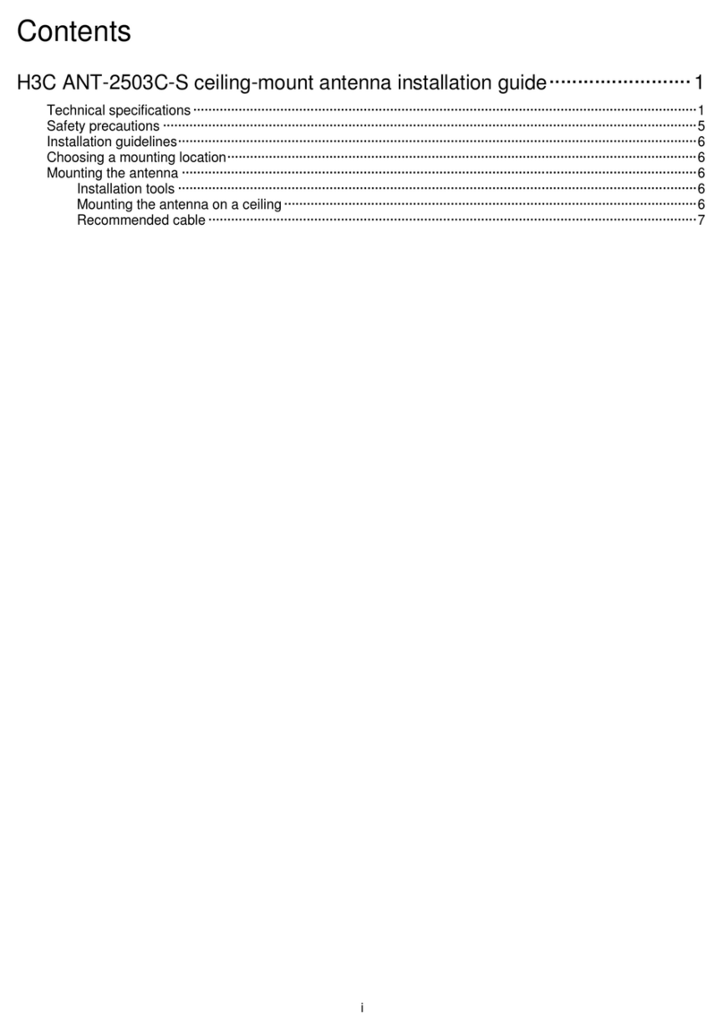 H3C ANT-2503C-S User manual H3C ANT-2503C-S User manual