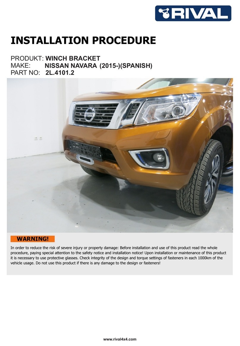 Rival 2L.4101.2 Operating and maintenance manual Rival 2L.4101.2 Operating and maintenance manual