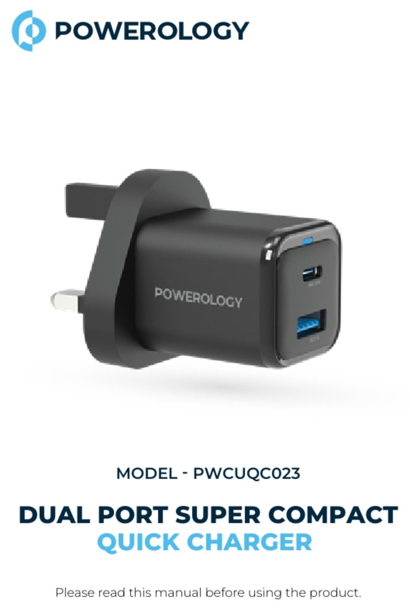 POWEROLOGY PWCUQC023 manual