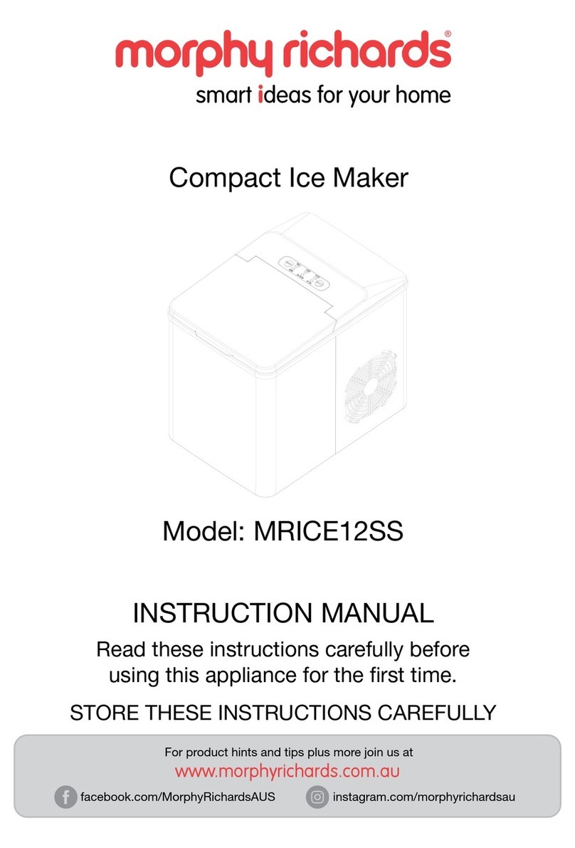 Morphy Richards MRICE12SS instruction manual Morphy Richards MRICE12SS instruction manual