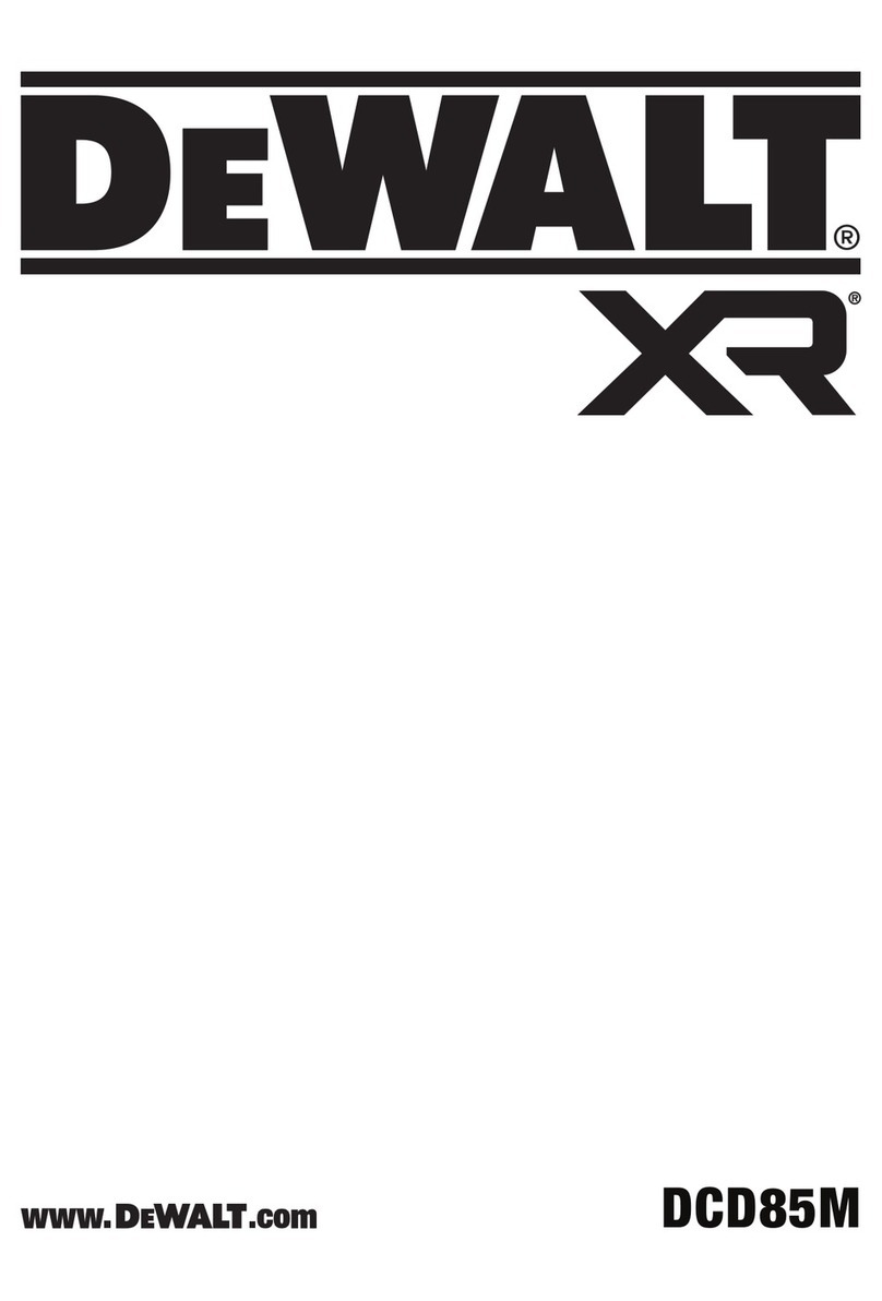 DeWalt XR LI-ION DCD85M manual