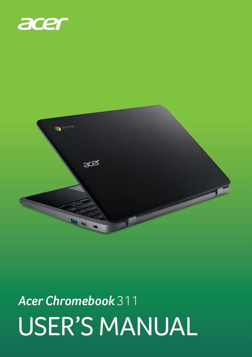 Acer Chromebook C733T User manual