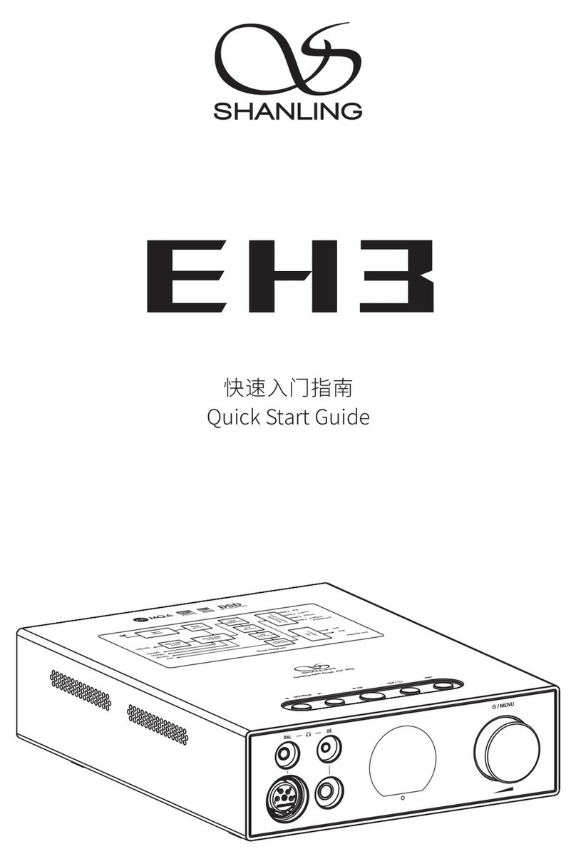 Shanling EH3 User manual
