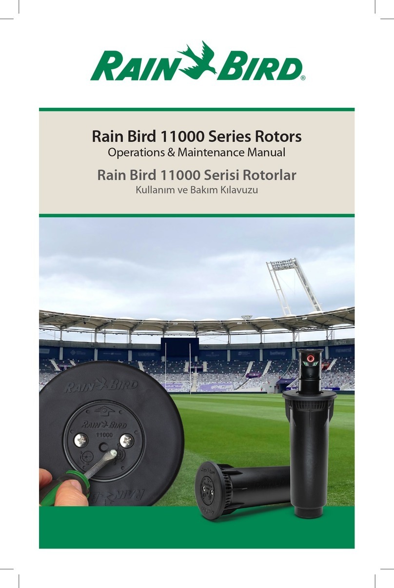 Rain Bird 11000 Series Operation & maintenance manual