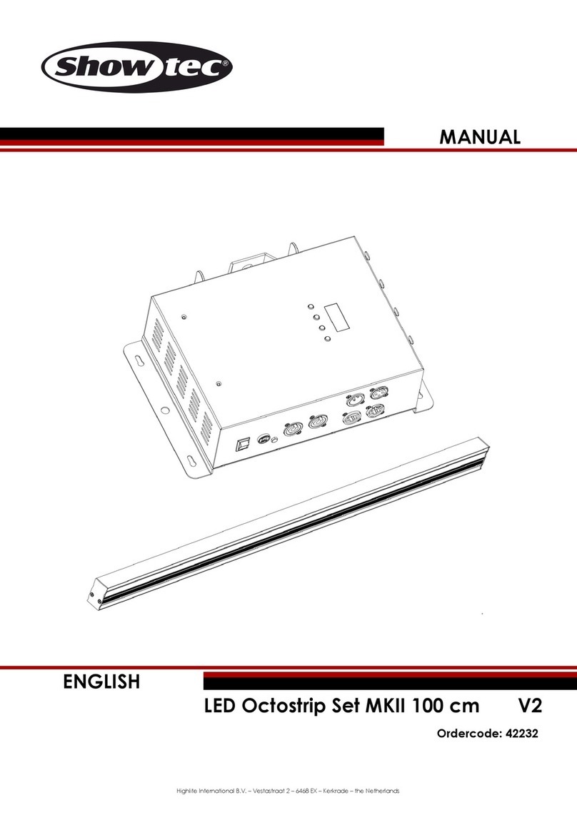 Show Tec LED Octostrip Set MKII 100 cm V2 manual