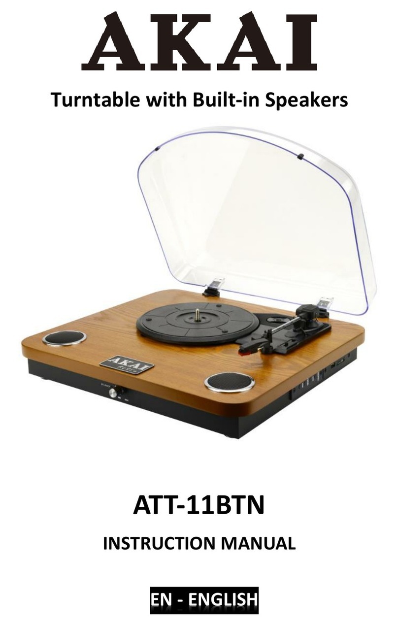 Akai ATT-11BTN instruction manual