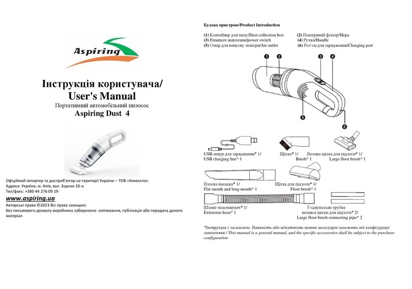 Aspiring Dust 4 user manual