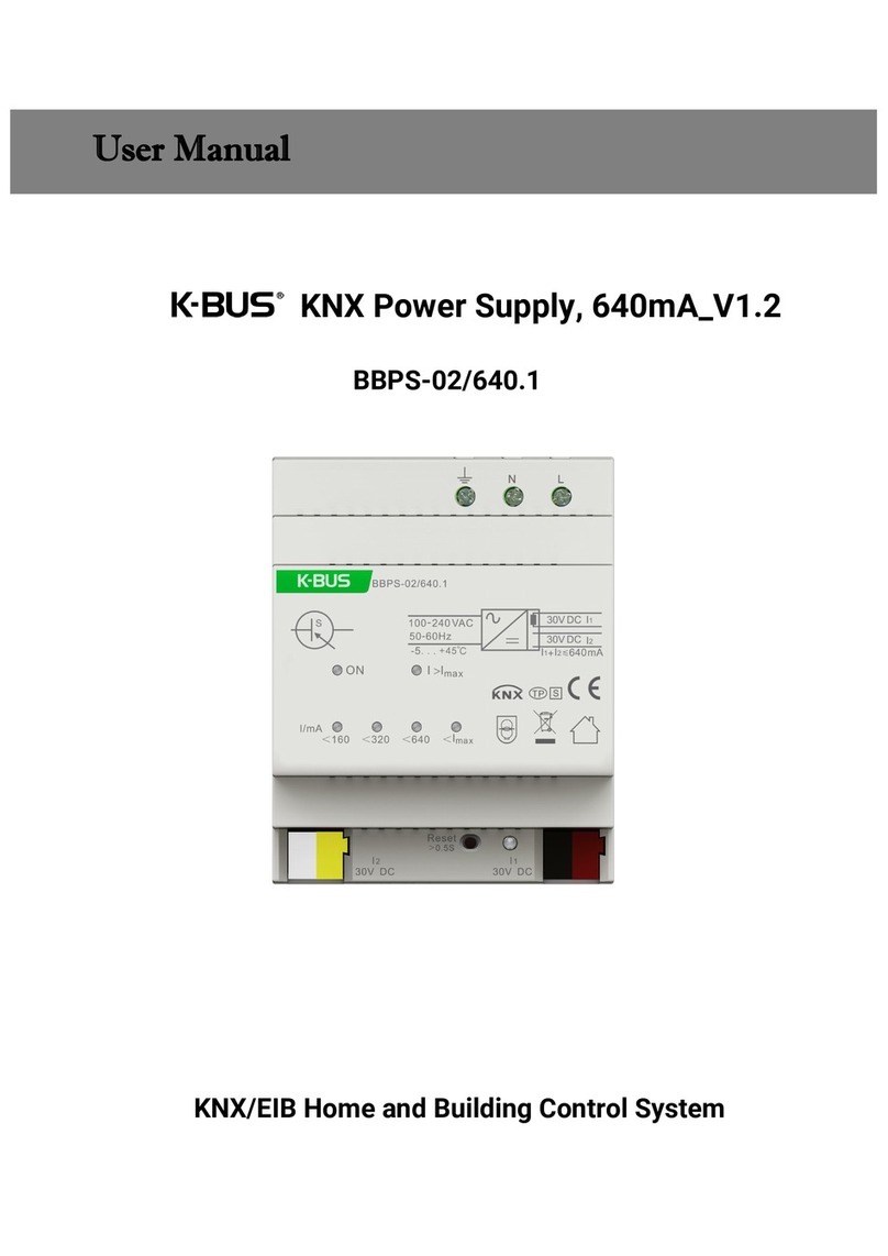 GVS K-BUS BBPS-02/640.1 user manual