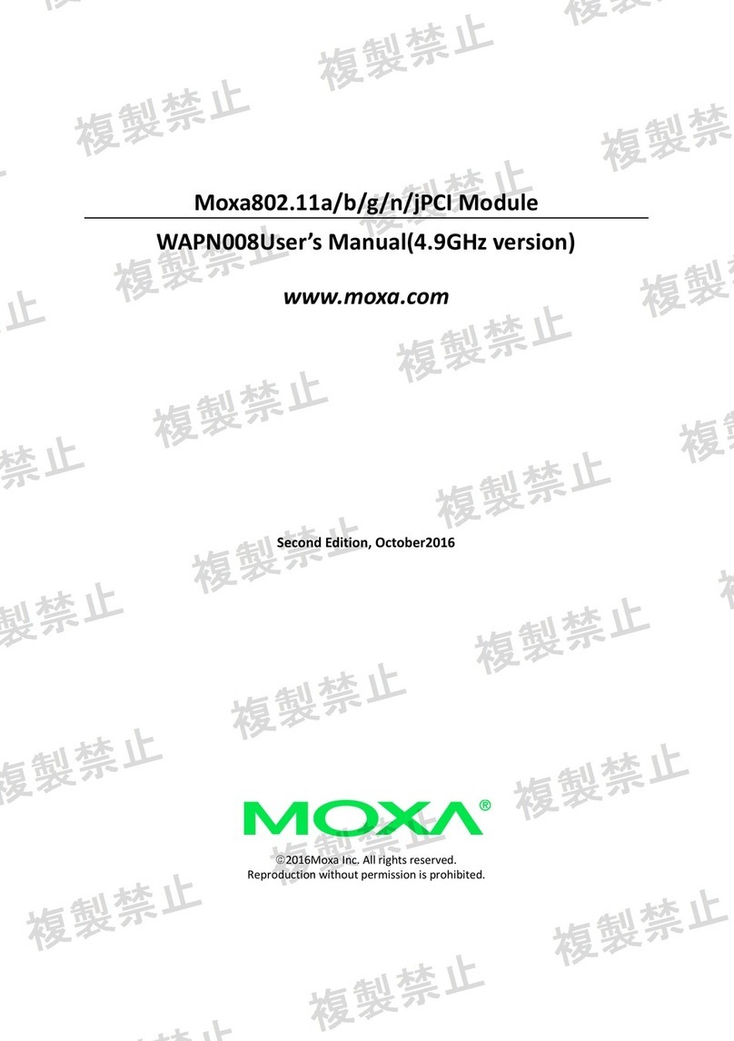 Moxa Technologies WAPN008 User manual