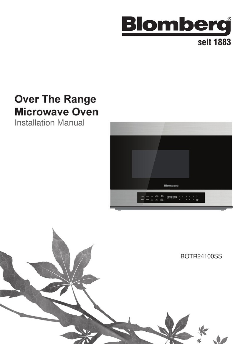 Blomberg BOTR24100SS installation manual
