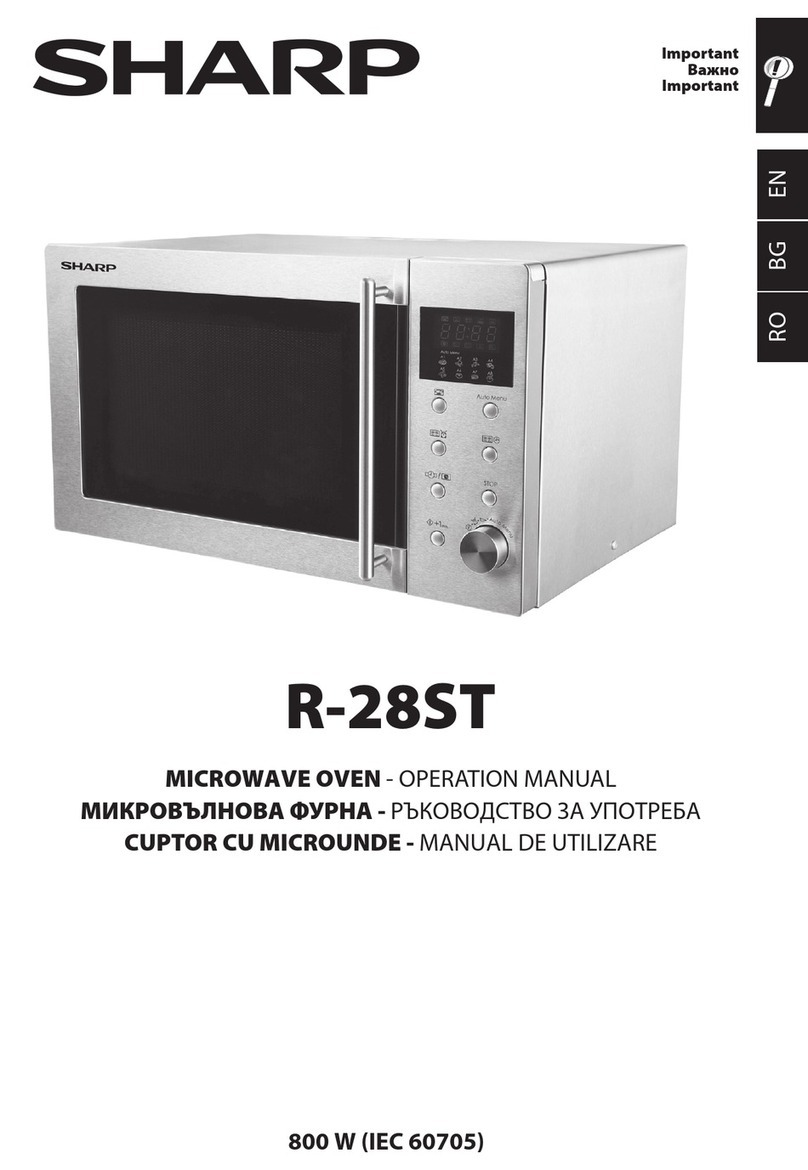 Sharp R-28ST User manual Sharp R-28ST User manual