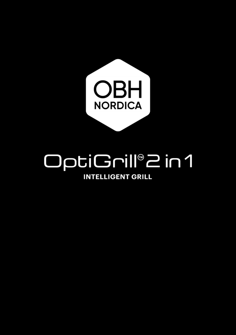 OBH Nordica OptiGrill 2 in 1 User manual