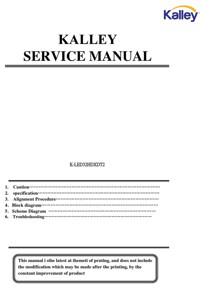 Kalley K-LED32HDXDT2 Service manual