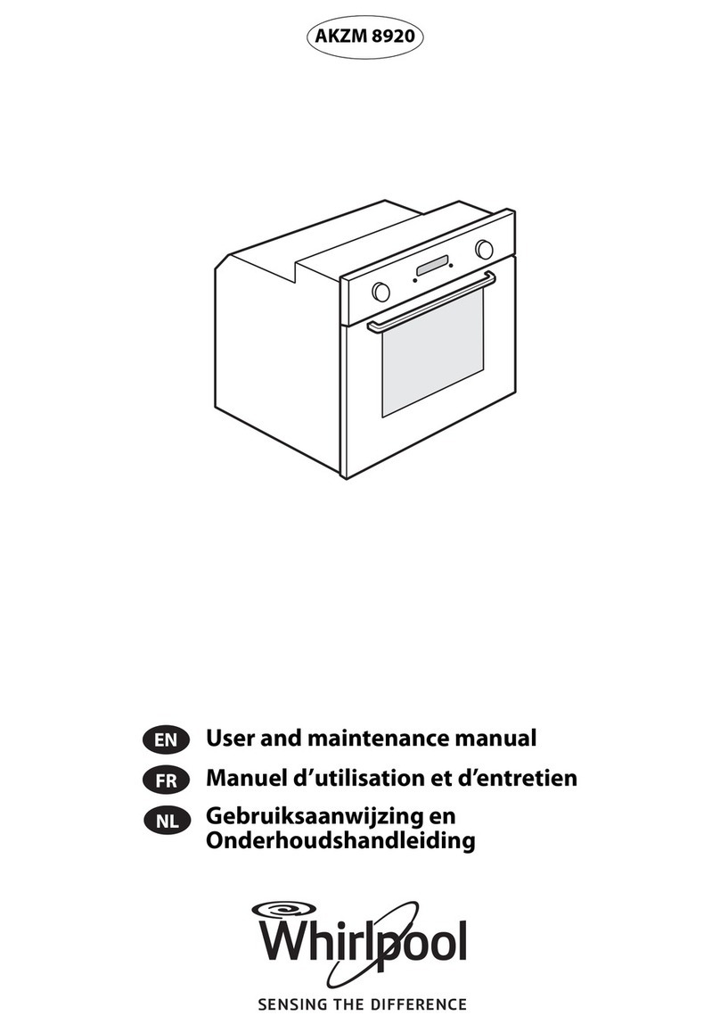 Whirlpool AKZM 8920 User and maintenance manual
