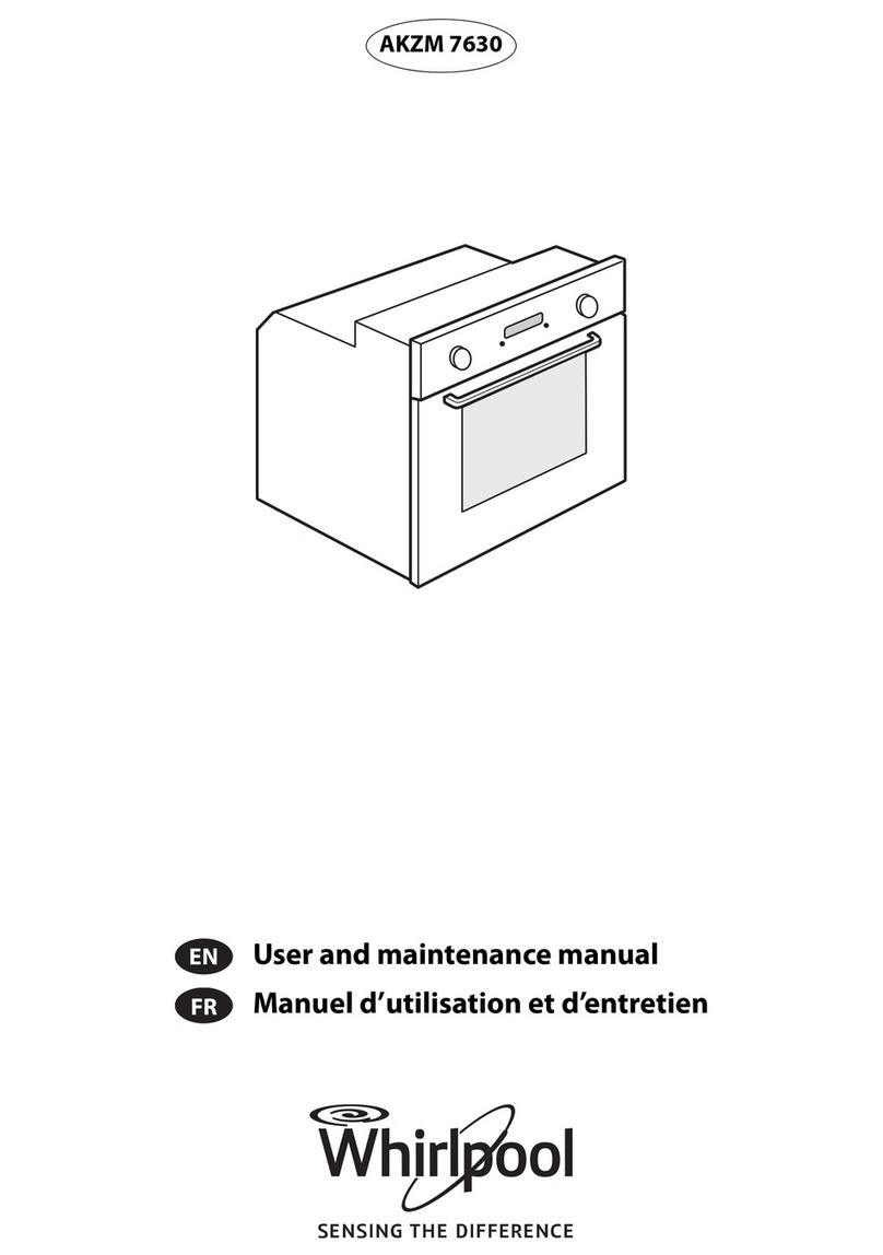 Whirlpool AKZM 7630 Operating instructions