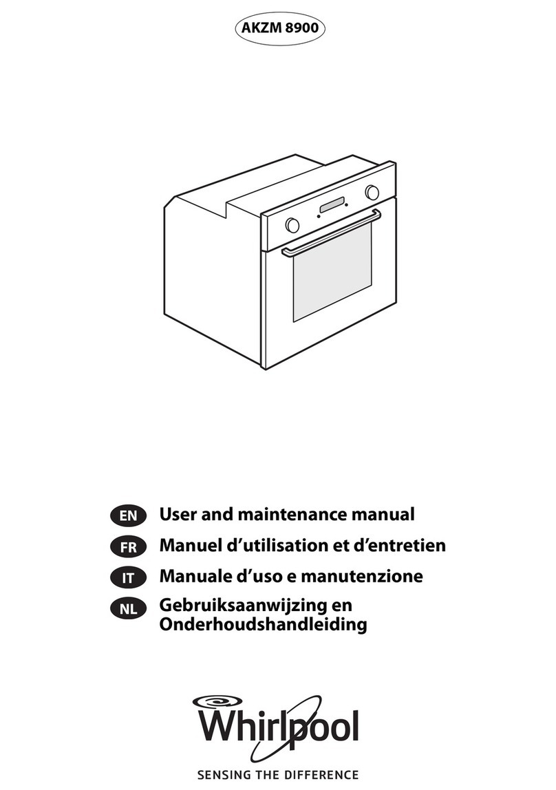 Whirlpool AKZM 8900 User and maintenance manual