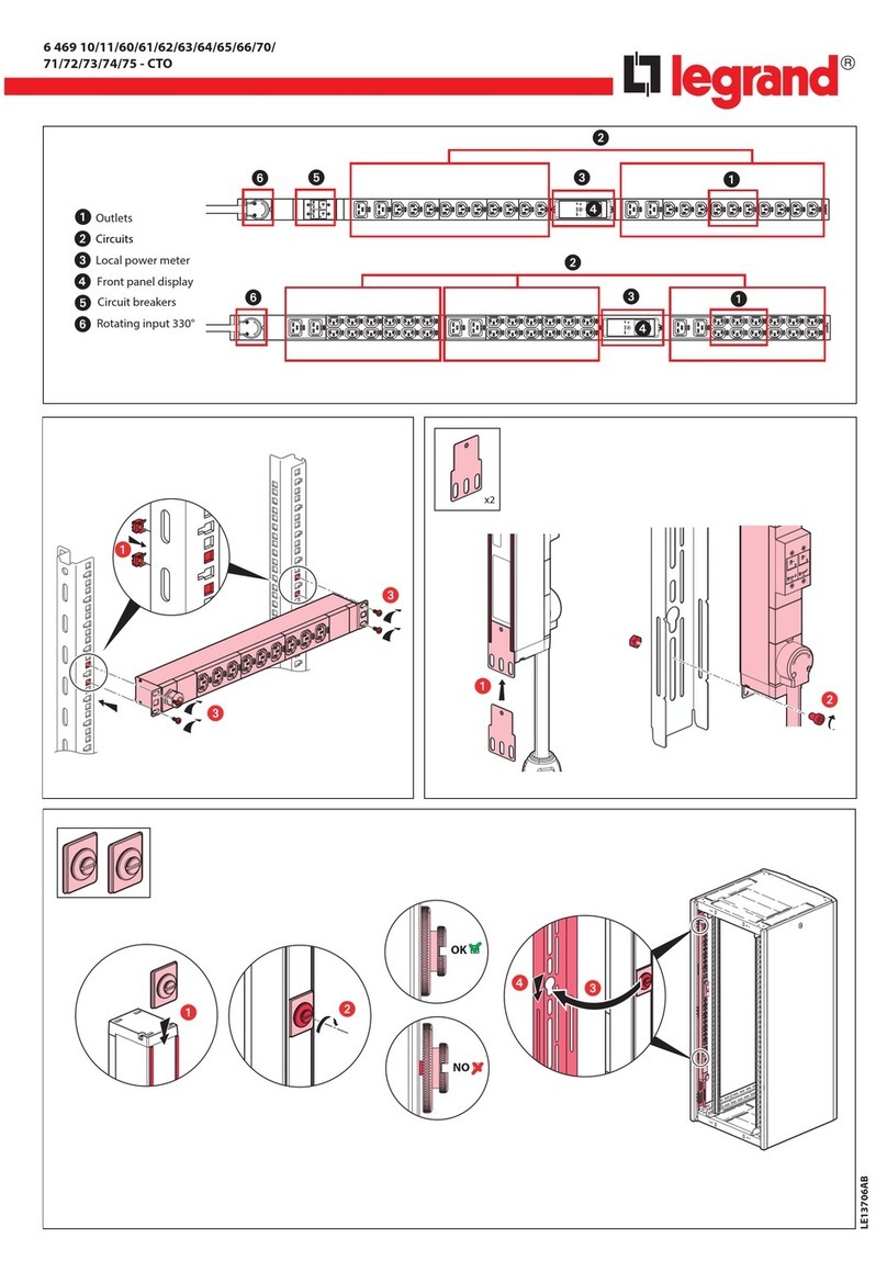 LEGRAND 6 46910-CTO User manual