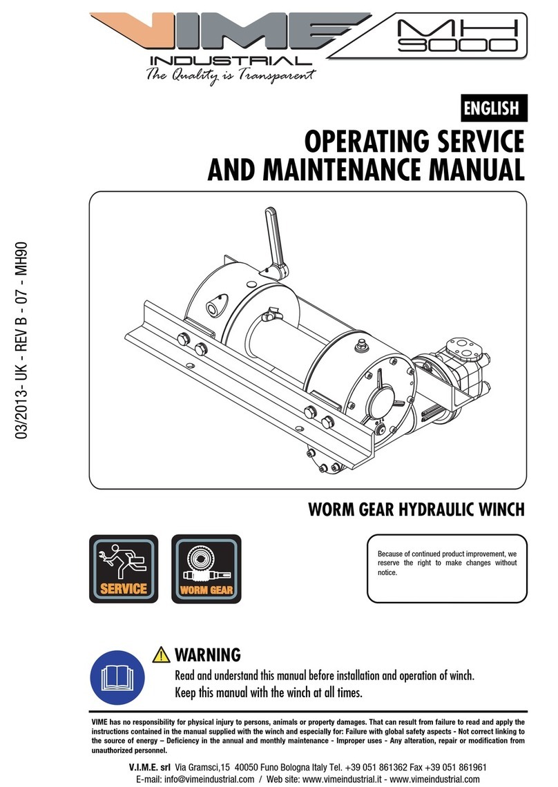 VIME INDUSTRIAL MH 9000 manual